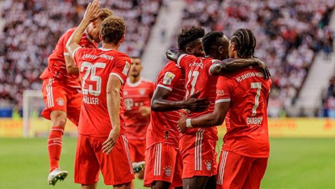 Bundesliga'nın ilk haftasında Bayern Münih, Eintracht Frankfurt ağlarına tam 6 gol gönderdi
