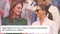 Após polêmica com Kate Middleton vazar, Meghan Markle é surpreendida com mensagem da Duquesa