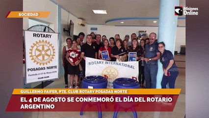 El 4 de agosto se conmemoró el día del Rotario Argentino
