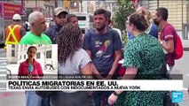 Informe desde Nueva York: migrantes indocumentados llegan en autobuses desde Texas