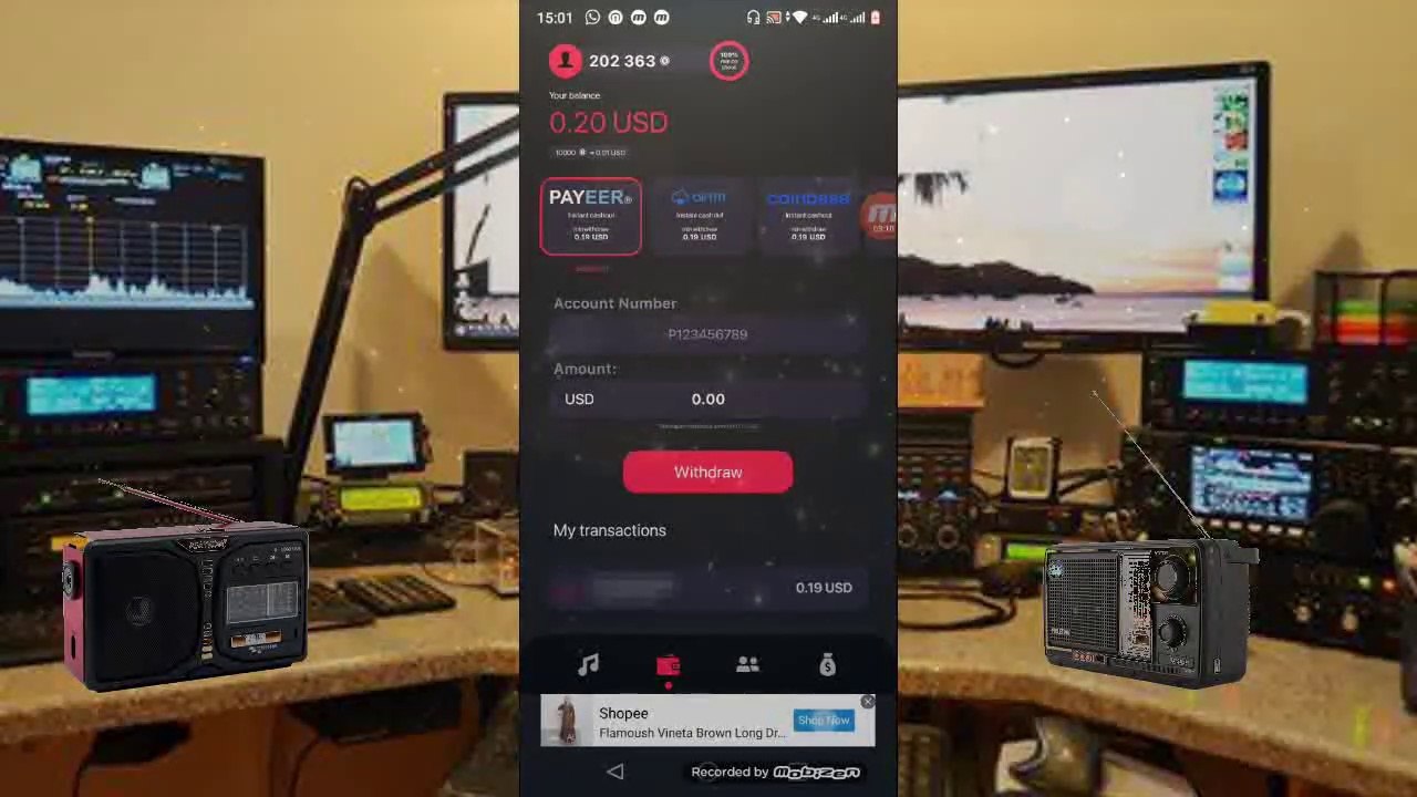 Dengar radio dapat cuan,cloud mining tahun 2022