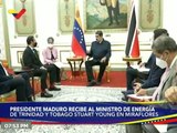 Presidente Maduro recibe al Ministro de Energía de Trinidad y Tobago Stuart Young en Miraflores