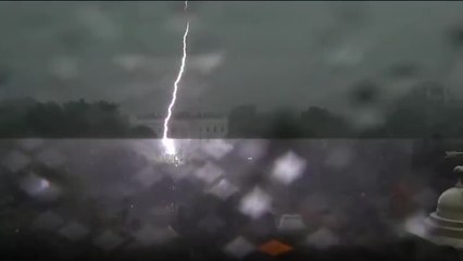 Lightning strikes at Lafayette Park near White House _ FOX 5 DC (1)