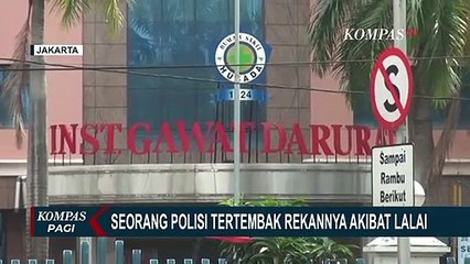 Akibat Kelalaian, Seorang Anggota Polisi Tertembak Senjata Temannya Sendiri di Jakarta Pusat