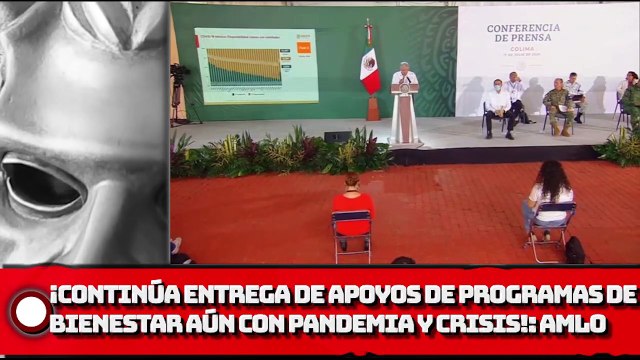 AMLO: ¡Continúa entrega de apoyos de Programas Integrales de Bienestar aún con pandemia y crisis financiera!