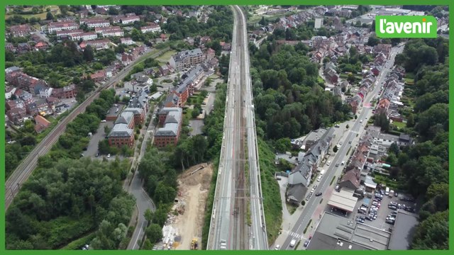 Le Brabant Wallon vu du ciel : La gare d’Ottignies