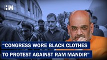 Headlines: Congress Protest Sends Anti-Ram Temple Message, Says Amit Shah | BJP |