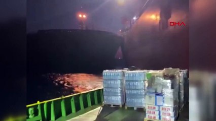 İstanbul’da iki geminin çarpıştığı kazanın görüntüleri ortaya çıktı