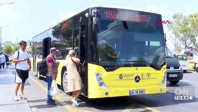 Otobüs şoförünün dikkati kazayı böyle önledi