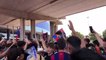 Vítores a favor de Messi antes de la presentación de Lewandowski / @AlbicelesteTalk