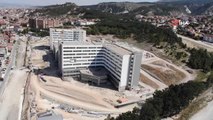 Kütahya haberleri | İnşaatı devam eden Kütahya Şehir Hastanesi böyle görüntülendi