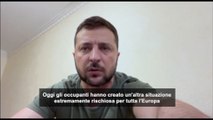 Zelensky: Mosca si assuma responsabilità attacchi a Zaporizhzhia