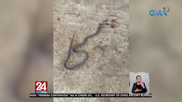 Sawa na pumasok sa isang bahay, pinatay ng mga residente | 24 Oras Weekend
