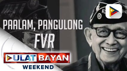 Mga beterano at sundalo, nagbigay pugay kay yumaong dating Pangulong Fidel V. Ramos.