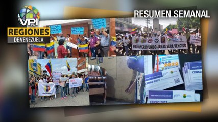 Resumen semanal de las Regiones de Venezuela del 01 al 05 de Agosto de 2022
