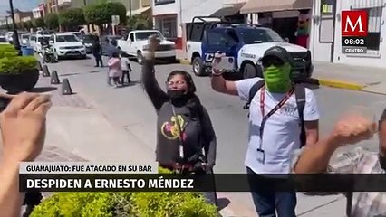 Despiden a Ernesto Méndez en Guanajuato