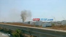 Andria: incendio vicino alle case in zona via Bisceglie. Residenti allarmati