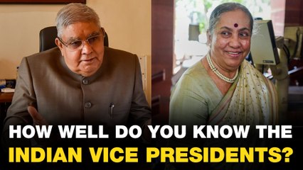 How well do you know the Indian Vice Presidents?