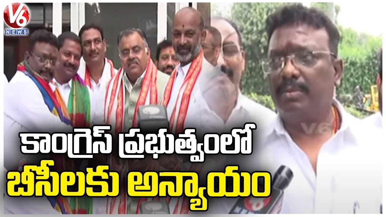 Dasoju Sravan Face To Face After Meeting With Tarun Chugh _ Delhi _ V6 News