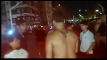 Yer Taksim... Kutlama yapan Suriyelilerin arasına dalıp haykırdı: Burası Türkiye, dağılın!