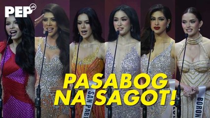 Winning Answers of Binibining Pilipinas 2022 Queens
