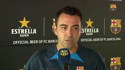 Xavi confirma los nuevos objetivos del Barça