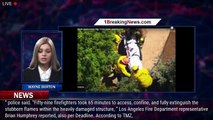 Anne Heche Hospitalized Following Fiery Car Crash in Los Angeles - 1breakingnews.com