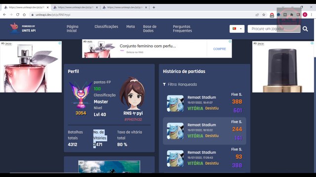 HOW TO DISCOVER ANY POKÉMON UNITE PLAYER'S BUILD| COMO DESCOBRIR A BUILD DE QUALQUER JOGADOR DE POKÉMON UNITE