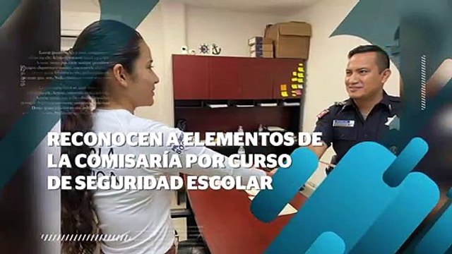Reconocen a elementos de la Comisaría por curso de seguridad | CPS Noticias Puerto Vallarta