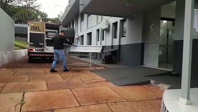 Vítimas de gravíssimo acidente em Guaraniaçu chegam no IML de Cascavel