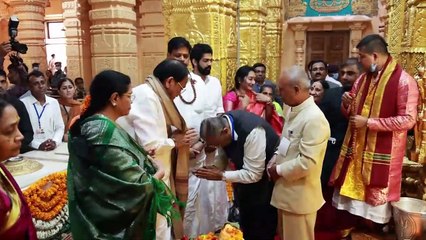 visit video : उप राष्ट्रपति नायडू ने द्वारकाधीश व सोमनाथ मंदिर में किए दर्शन