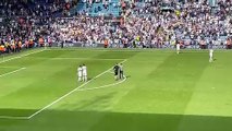 Jesse Marsch laps up the Elland Road applause at the final whistle