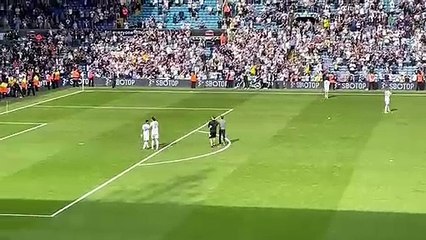 Jesse Marsch laps up the Elland Road applause at the final whistle