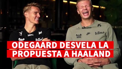 Así fue la propuesta de futuro de Odegaard a Haaland