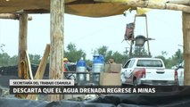 Nazira Zogbi Castro descarta que el agua drenada regresa a minas