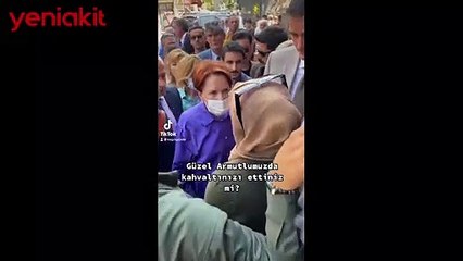 Akşener'e vatandaştan ağır salvolar! Kameralar önünde böyle rezil oldu