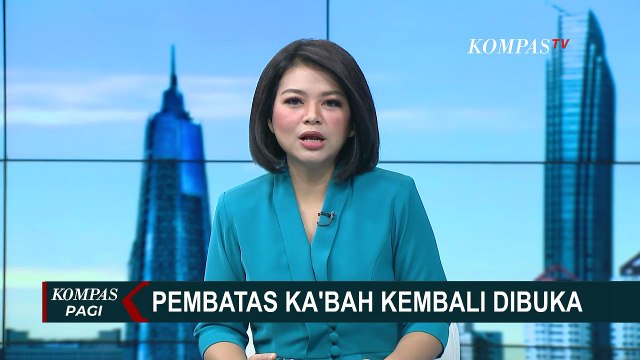 Kiswah Pembatas Ka'bah Kembali Dibuka, Jemaah Kembali Berebut Sentuh Hajar Aswad!