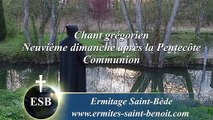 Communion Qui manducat du 9e dimanche après la Pentecôte - Ermitage Saint-Bède film Jean-Claude Guerguy by Ciné Art Loisir.