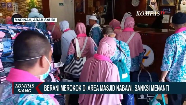 Merokok Di Area Masjid Nabawi dan Madinah, Sanksi Ratusan Ribu atau Penjara Menanti