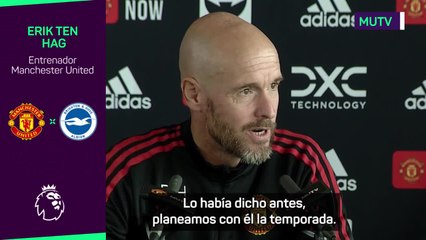 Ten Hag: "Estoy muy feliz de que Cristiano esté con el equipo"