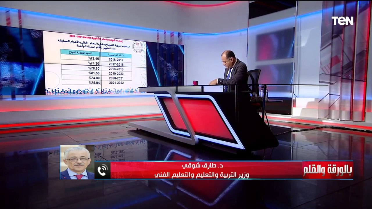 أول تعليق من وزير التعليم: نسبة النجاح في الثانوية العامة هذا العام أعلى من العام الماضي