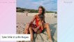 Sylvie Tellier à la plage avec sa fille Margaux : adorable duo, en maillots coordonnés
