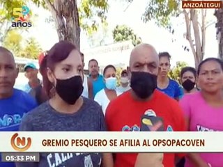 Opsopacoven realizó jornada de afiliación de pescadores del estado Anzoátegui