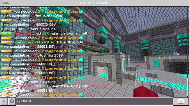 maunalsideline - playing minecraft bedrock edition kit pvp 1v1 in galaxite