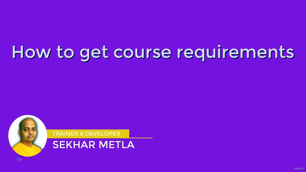 How to get course requirements