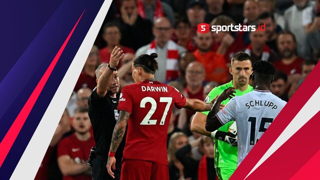 Kacau Balau! Debut Darwin Nunez di Anfield, Kalah Duel Mulu dan Kartu Merah