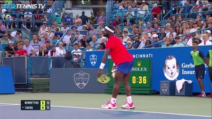 Cincinnati - Berrettini cède face à Tiafoe