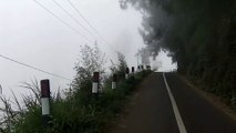 Menuju Gunung Bromo Saat kabut Tebal Naik Motor Matic