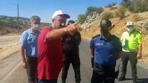 Tunceli'de çıkan yangına müdahale etmek isteyenlere polis engeli!