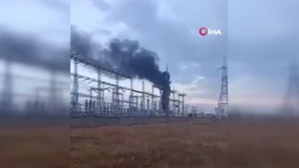 Kırım'da mühimmat deposunda patlama